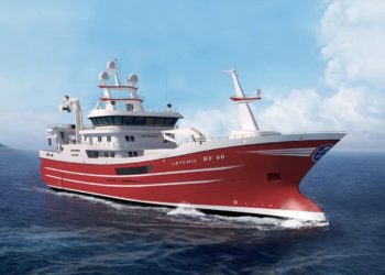 75M Pelagic Trawler Artemis will be supplied with SIMRAD Sonar Equipment from Kongsberg Maritime