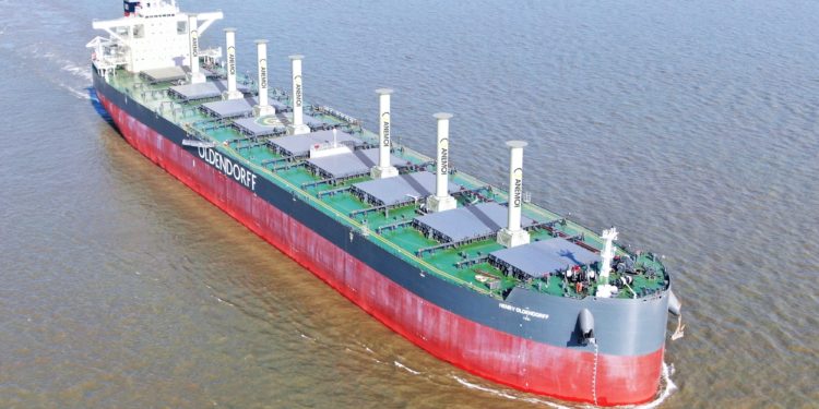 Development of Wind Propulsion Solution for Dry Bulk Carriers