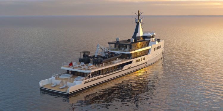 72m Hybrid Expedition Vessel by Damen Yachting Sold