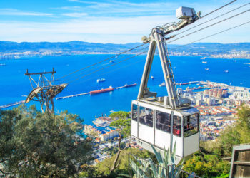 Cable car in Gibraltar British Airways