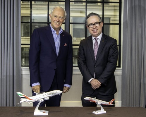 Emirates and Qantas