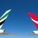 Emirates and Qantas