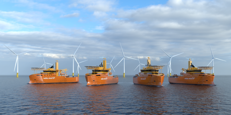 VARD has signed contracts for four Commissioning Service Operation Vessels (CSOVs) for Edda Wind