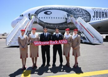 Emirates’ A380 lands in Morocco