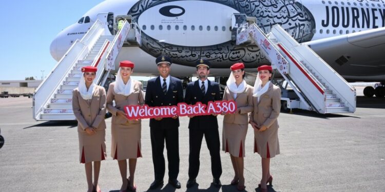 Emirates’ A380 lands in Morocco