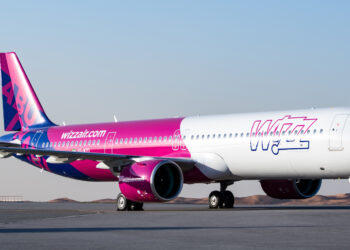 Wizz Air to enhance their Luton based fleet with Airbus A321neo, MTB Events, Image shows Wizz Air Airbus A321neo on a runway in Abu Dhabi