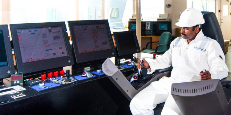 Elcome acquires a majority stake in Fabio Fiorucci, MTB Events. Image shows a member of Elcome in a white helmet and clothes using a navigation system