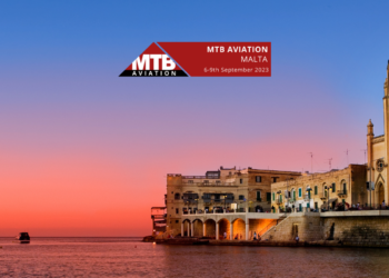 MTB is flying to Malta to connect the Aviation industry, MTB Events. Image shows Saint Julian's Bay at sunset