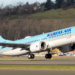 Viasat selected to be Korean Air's inflight broadband service, MTB Events. Image shows a Korean Air aircraft taking off
