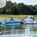 Researchers from UoP to deploy the world's largest network of electric workboats, MTB Events. Image shows two electric workboats on the river thames