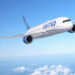United Airlines positions themselves to become the world's largest 787 operator, MTB Events. Image shows a 787 aircraft with United Airlines branding, flying in a blue sky
