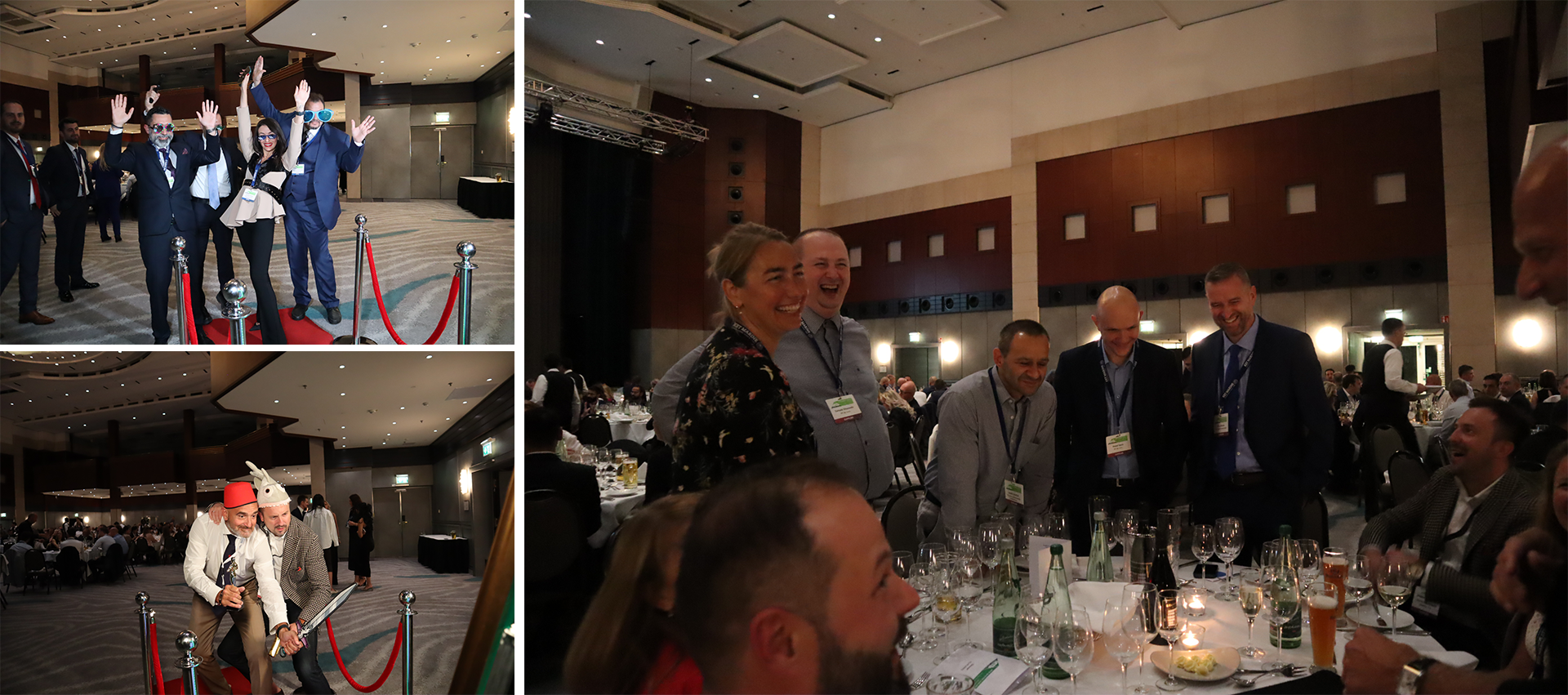 The sold out MTB Marine Europe was a resounding success!, MTB Events. Images show the final night dinner
