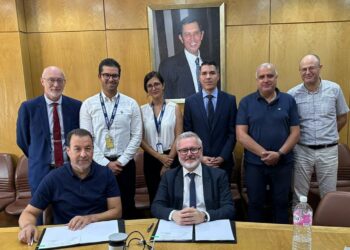Nouvelair awards OEMServices the PBH Component Support for its A320 fleet, MTB Events, Image shows the contract being signed by higher ups