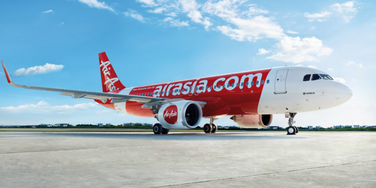 AirAsia adds over 5 million seats for flights between China, India and Malaysia, MTB Events. Image features an AirAsia aircraft