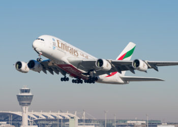 OEMServices and Emirates extend their agreement for the support of the A380 fleet, MTB Events. Image Description: Emirates Airbus A380-861 (reg. A6-EER, msn 139) at Munich Airport (IATA: MUC; ICAO: EDDM) departing 26L.