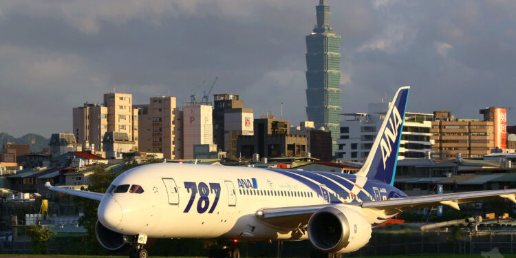 Travel between Japan & Italy is now easier thanks to new codeshare agreement, MTB Events. Image shows ANA flight in Taipei