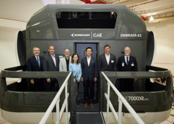 Singapore launches Embraer & CAE’s first E-Jets E2 complete flight simulator in Asia Pacific.