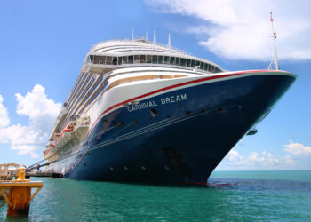 For the first time in five years, Carnival Corporation orders a new cruise ship, MTB Events. Image shows the Carnival Dream cruise ship docked in Key West, Florida.