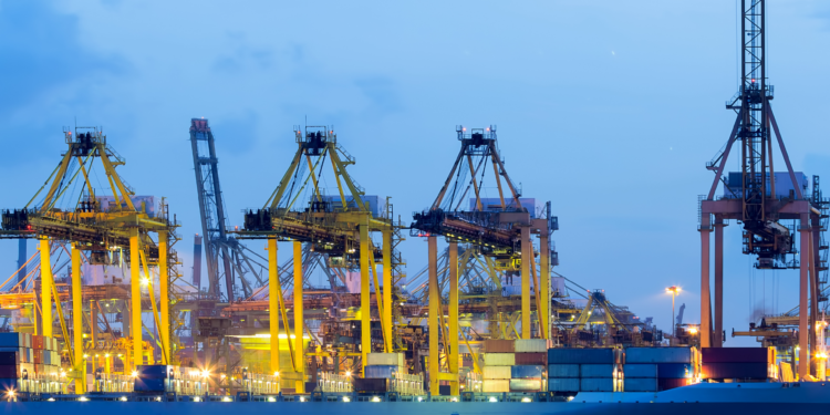 Singapore promotes the full adoption of electric harbour craft, MTB Events. Image shows a shipyard in singapore