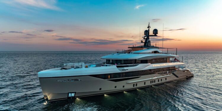 Bilgin Yachts announces delivery of 50m superyacht, MTB Events. Image shows Eternal Spark on water