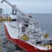 MacGregor secures crane order for MMA Offshore, MTB Events. Image shows 3-axis motion compensation subsea crane in action