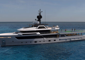 Cantiere Delle Marche announces the sale of second Flexplorer 165, MTB Events. Image shows the Flexplorer 165 sailing on water.