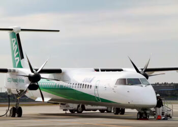 ANA expand fleet with the order of seven additional De Havilland aircraft, MTB Events. Image shows the Ecobon currently owned by ANA