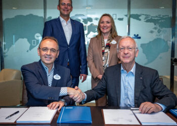 Disney Cruise Line fleet to expand with the help of MEYER WERFT, MTB Events. Image shows the signing of the agreement between the members of each company