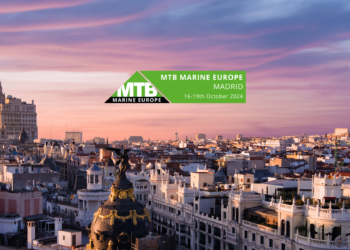 Marine Networking Event of the Year: MTB Marine Europe 2024 Heads to Madrid, MTB Events. Image shows a skyline of Madrid at sunrise