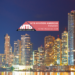 MTB Aviation Americas Launches in Panama: A Global Gathering for Aviation Industry Leaders, MTB Events. Image shows a photo of the skyline of Panama at night with the MTB Aviation Americas logo in the centre