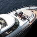 Zeelander Yachts Secures Two Additional Sales of Zeelander 8 Models, MTB Events. Image shows a top down view of the superyacht named Zeelander 8, out at sea.