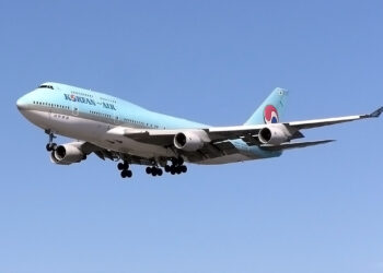 Korean Air Completes Acquisition of Asiana Airlines, MTB Events. Image shows a Korean Airlines plane in the air.