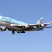 Korean Air Completes Acquisition of Asiana Airlines, MTB Events. Image shows a Korean Airlines plane in the air.