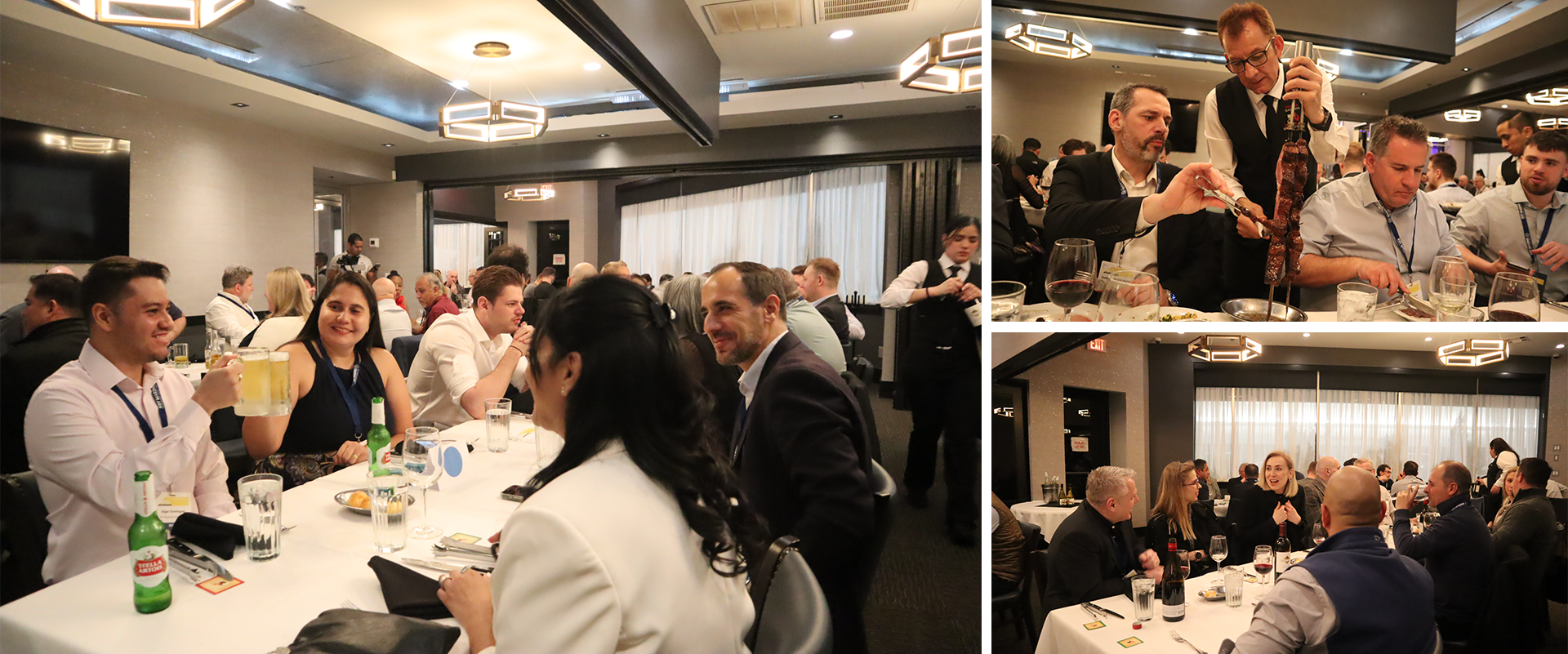 From networking to rodeo: The highlights of MTB Marine Americas 2025, MTB Events. Image shows the delegates in attendance of MTB Marine Americas at the middle night dinner