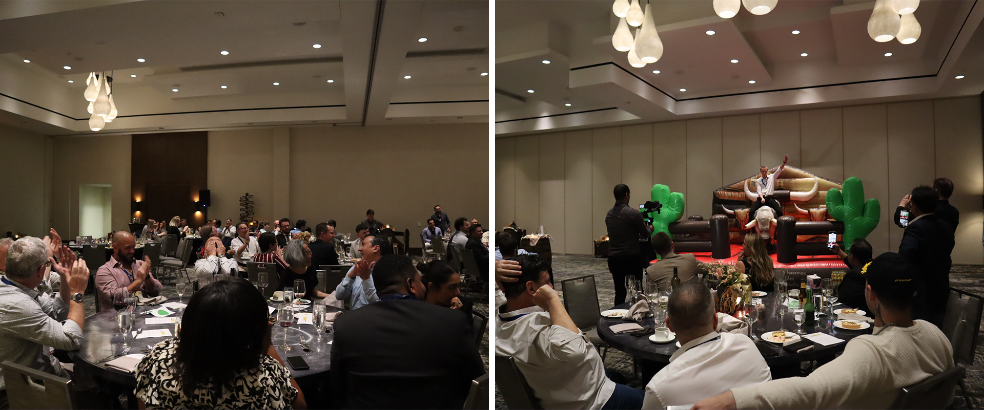 From networking to rodeo: The highlights of MTB Marine Americas 2025, MTB Events. Image shows the delegates in attendance of MTB Marine Americas at the final night gala dinner