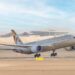Image shows an Etihad plane taking off. Record Numbers for Etihad Airways as Profits and Passengers Soar in 2025, MTB Events.