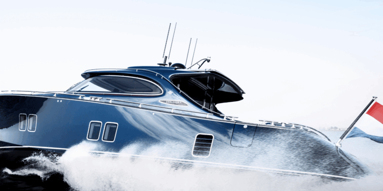 Image shows the yacht sailing through the sea at speed. Dual Zeelander 5 Sales Signal Continued Demand for Dutch Builder, MTB Events.
