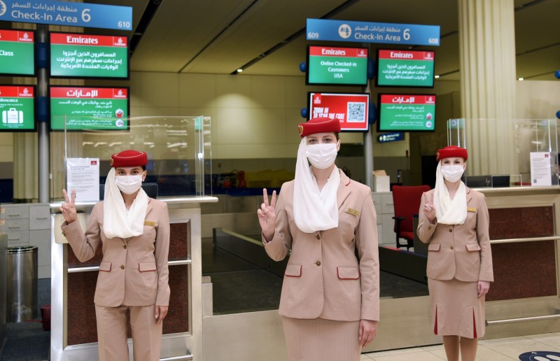 Emirates Vaccinated Staff