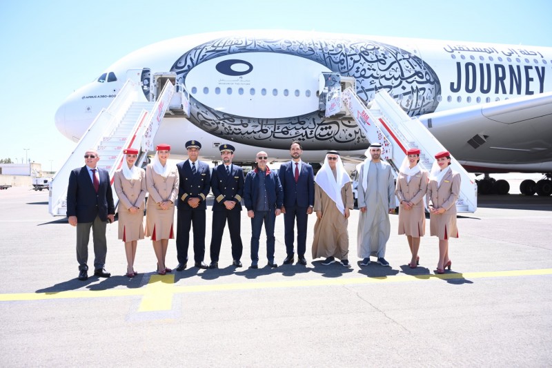 Emirates’ A380 lands in Morocco