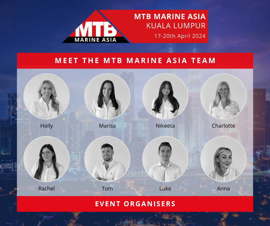 MTB Marine Asia hits a significant milestone, MTB Events. Image shows a meet the team for the MTB Marine Asia